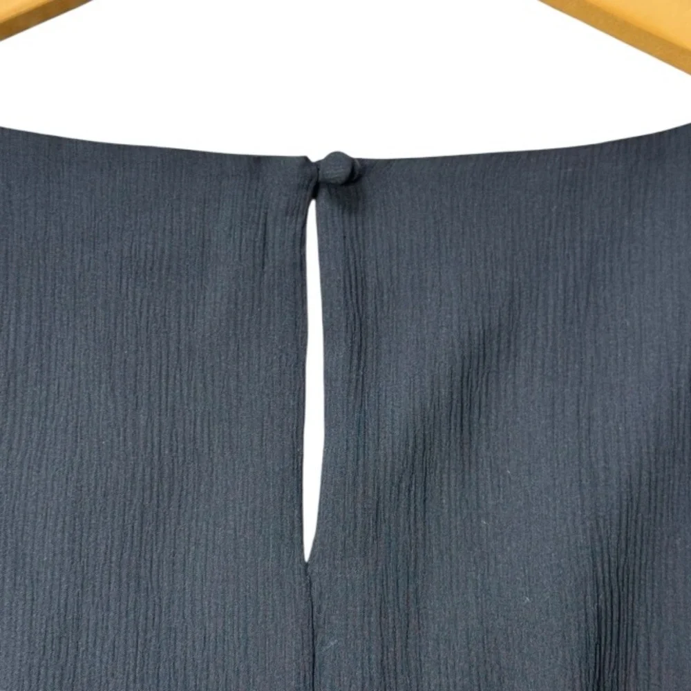 St. John Silk Peplum Long Sleeve Blouse size 12